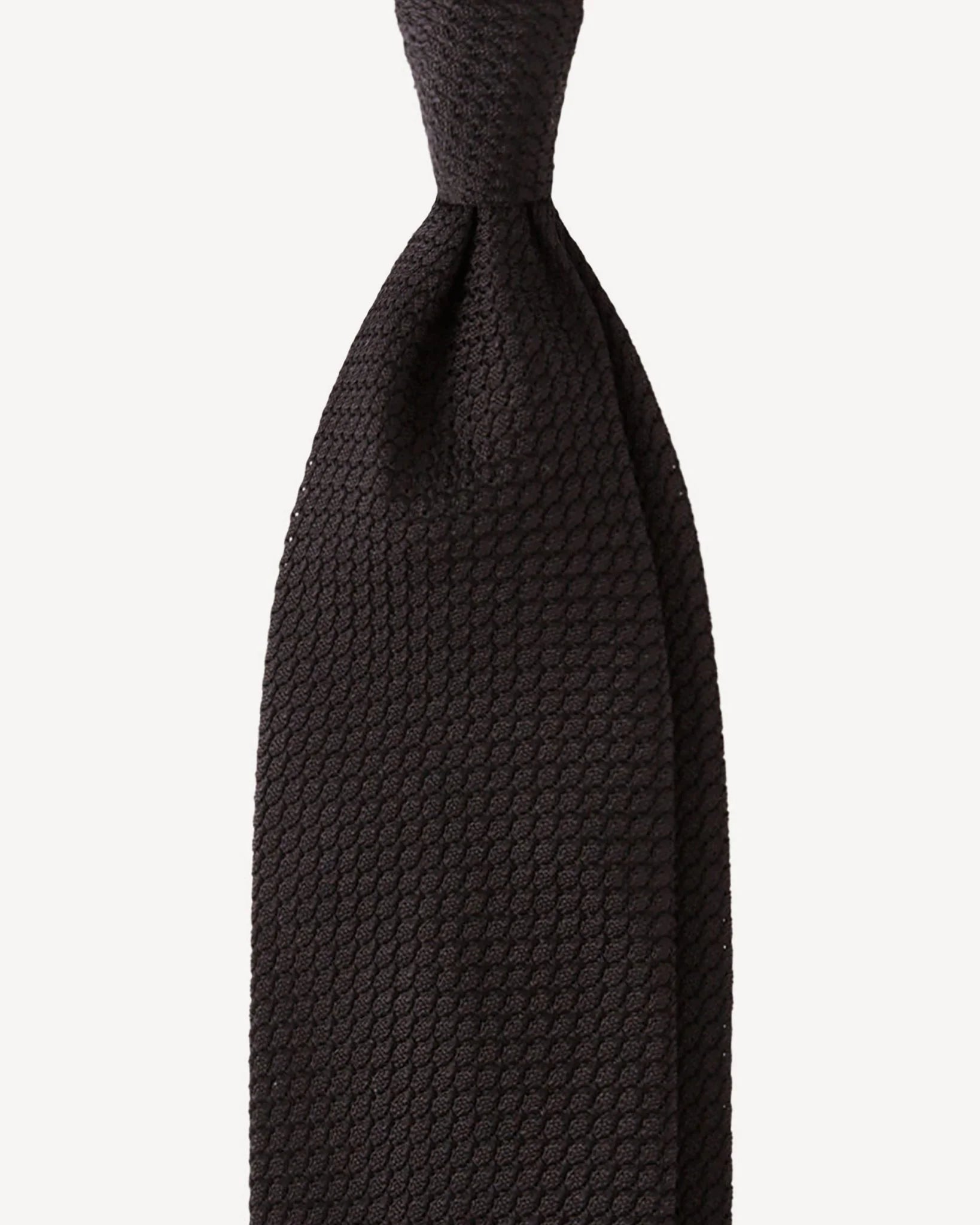 Viola Milano - Grenadine Garza Grossa Unlined Tie - Black Viola Milano