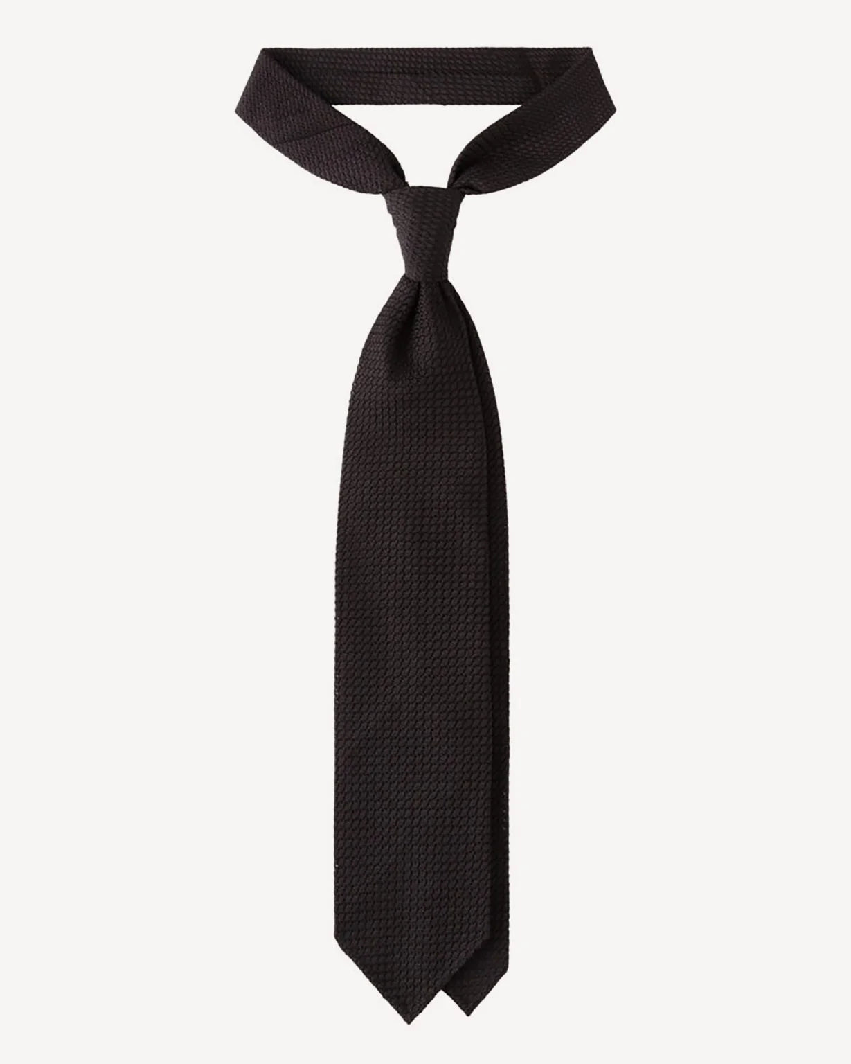 Viola Milano - Grenadine Garza Grossa Unlined Tie - Black Viola Milano