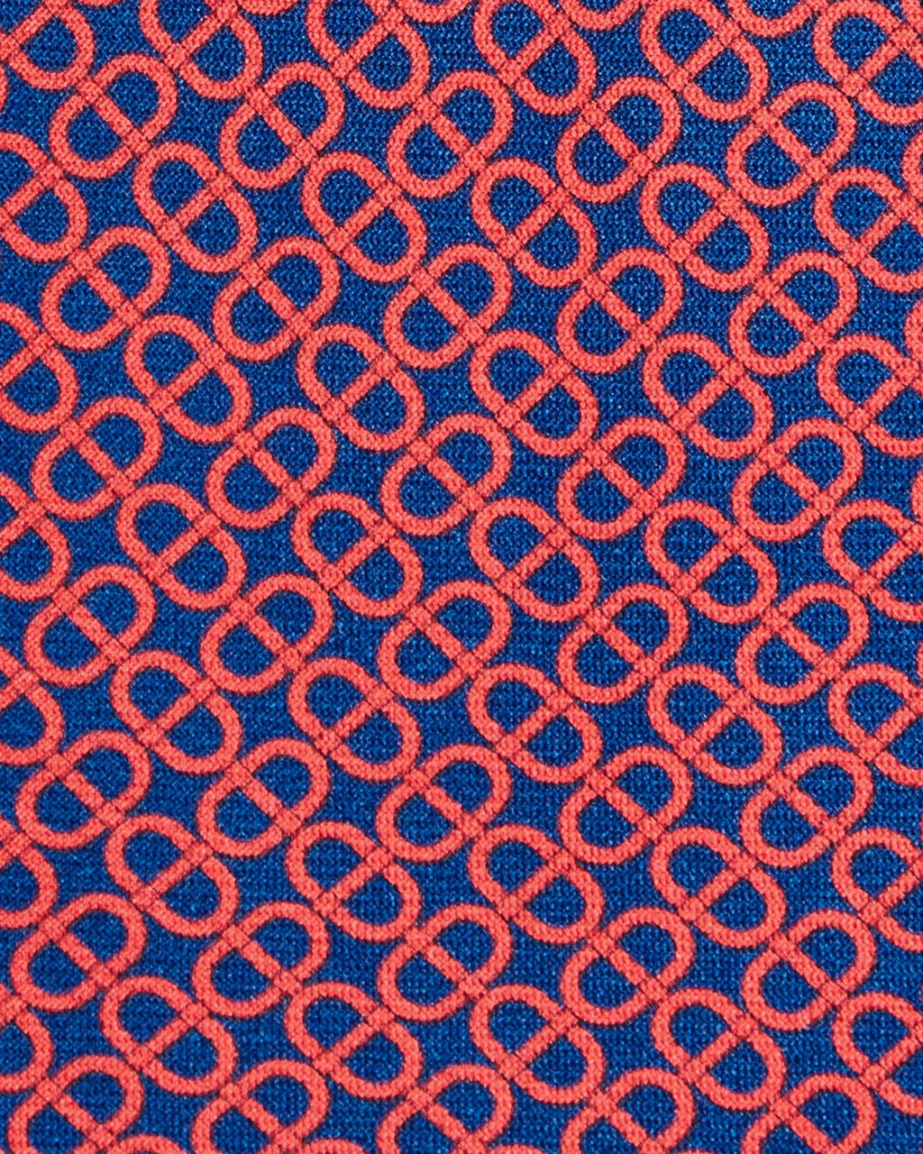 Viola Milano - Maillon Selftipped Italian Silk Tie - Navy/Wine