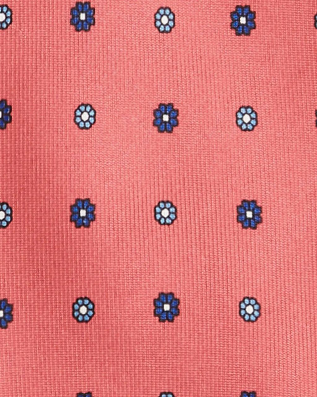 Viola Milano - Micro Floral Selftipped Italian Silk Tie - Rose Viola Milano