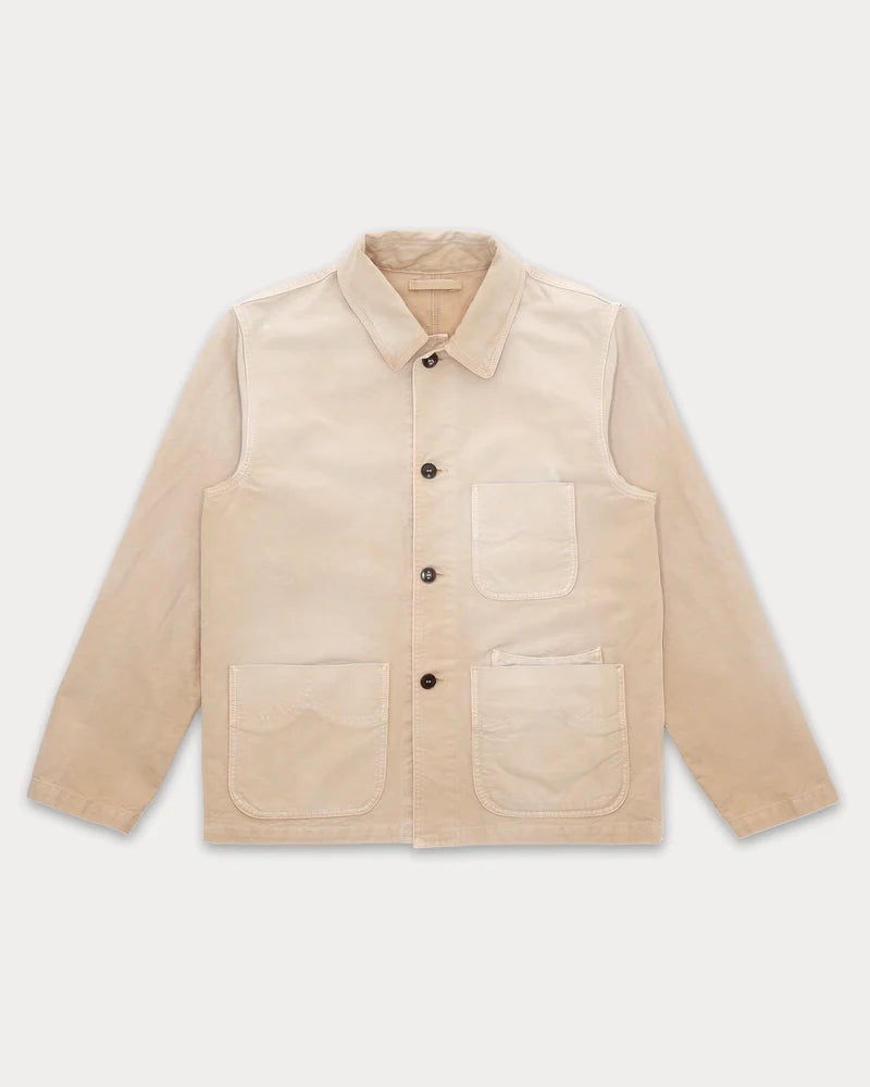 Fortela - Montana Sunfaded Cotton Jacket - Beige Fortela