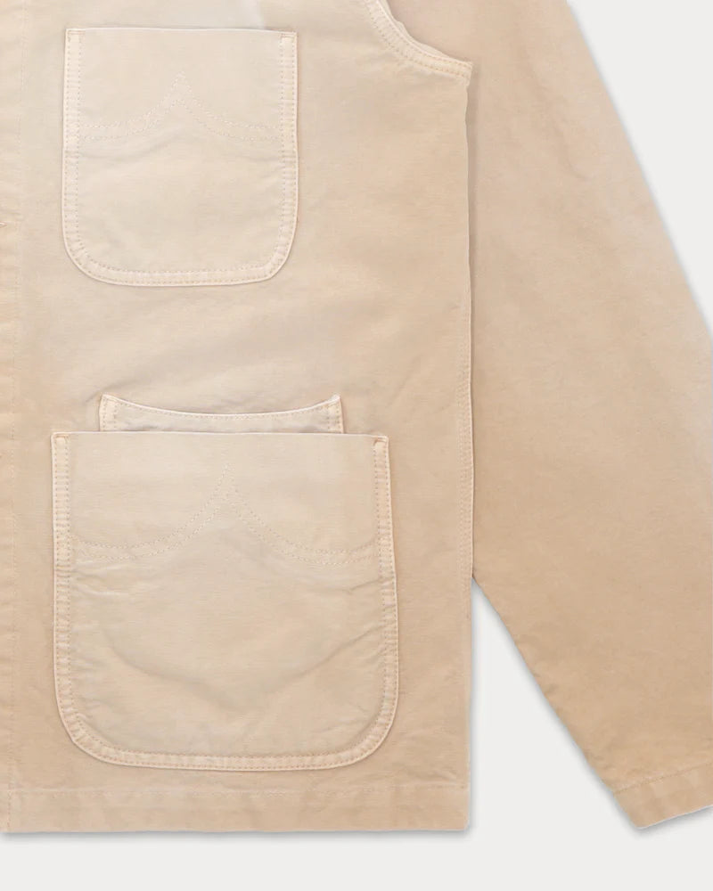 Fortela - Montana Sunfaded Cotton Jacket - Beige Fortela