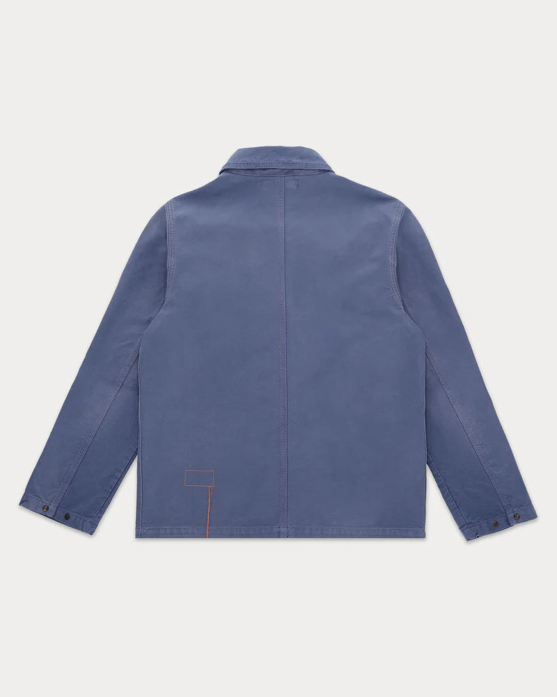 Fortela - Montana Sunfaded Cotton Jacket - Sky Blue Fortela