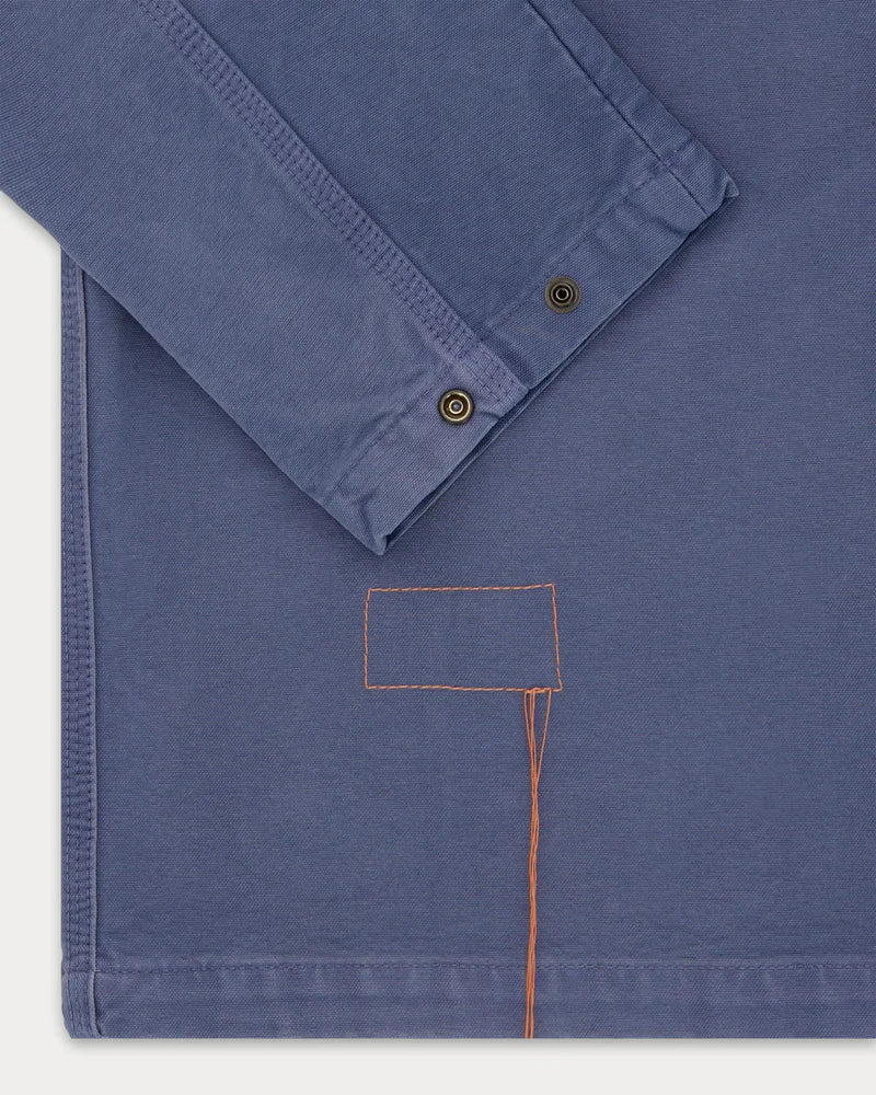 Fortela - Montana Sunfaded Cotton Jacket - Sky Blue Fortela
