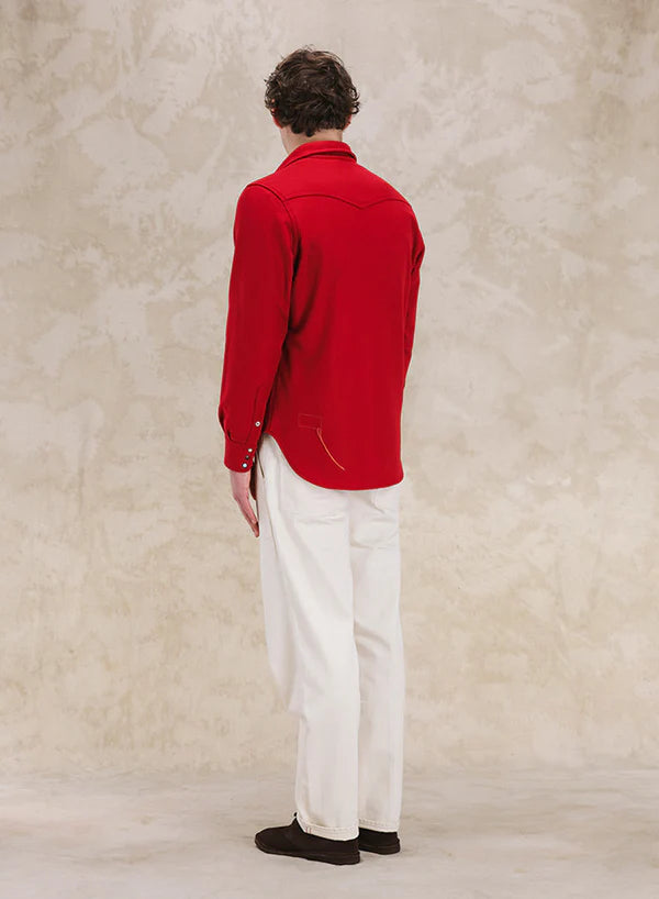 Fortela - Pasadena Shirt Western Flannel - Red Fortela