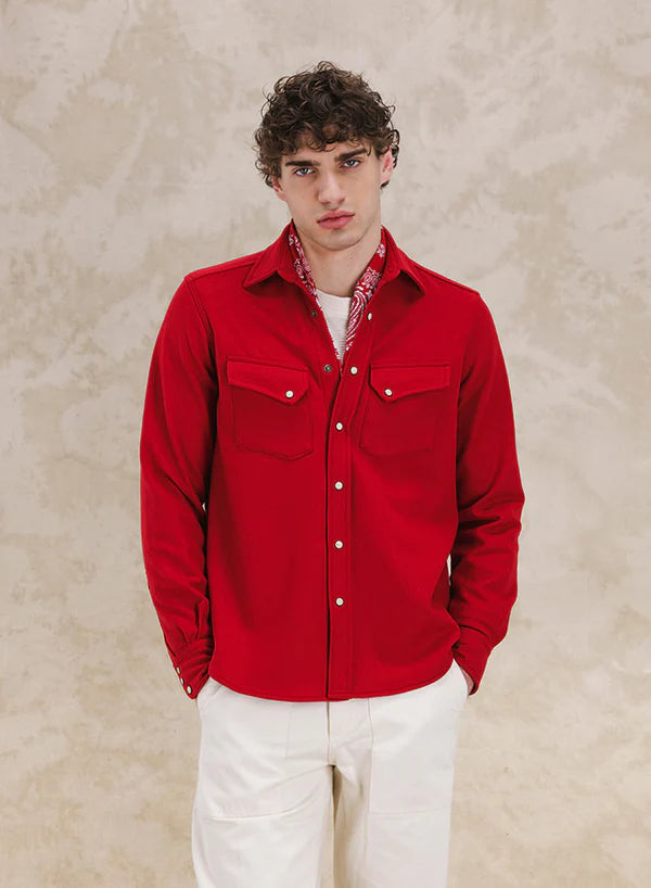 Fortela - Pasadena Shirt Western Flannel - Red Fortela