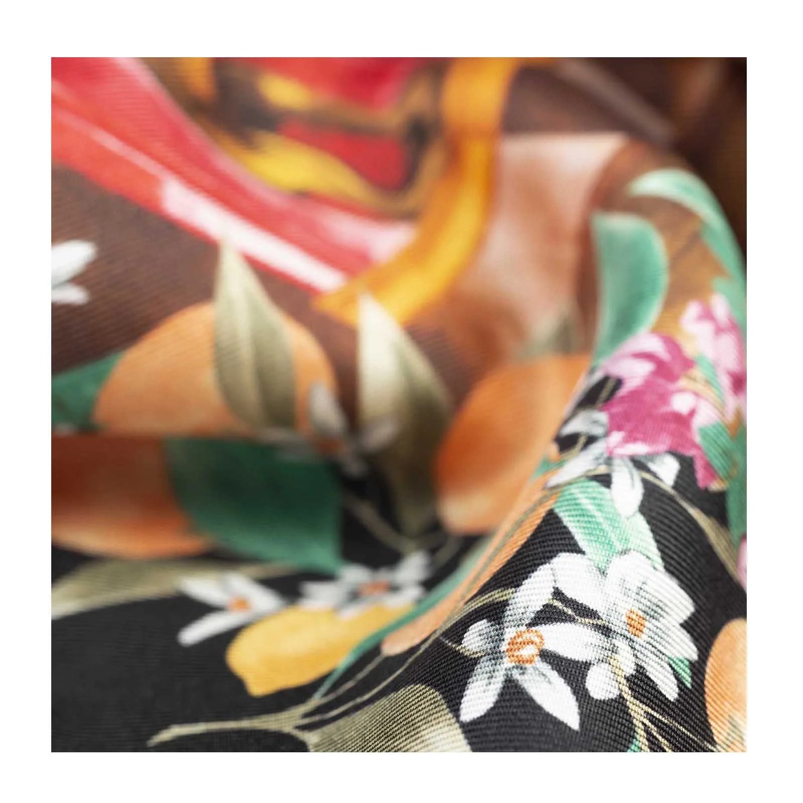 Rubinacci - Waterseller Black Pocket Square