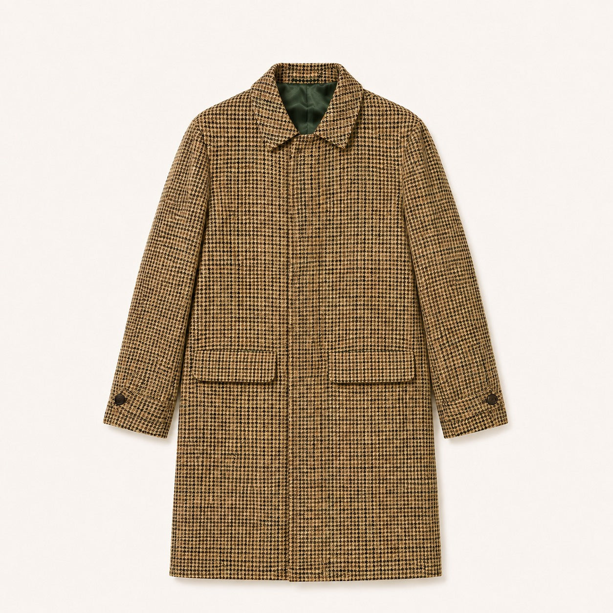 Fortela - Amedeo Single-Breasted Wool Coat - Camel Fortela