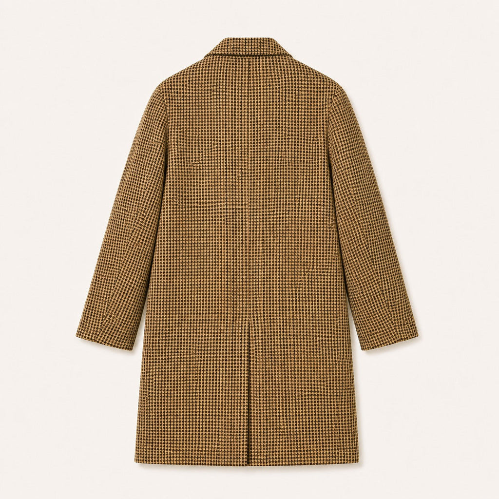 Fortela - Amedeo Single-Breasted Wool Coat - Camel Fortela