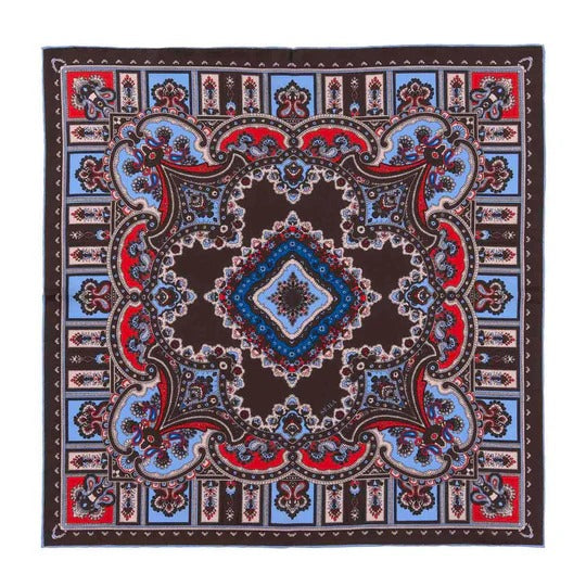 Sera Fine Silk - Black Currant Barolo Pocket Square Sera Fine Silk