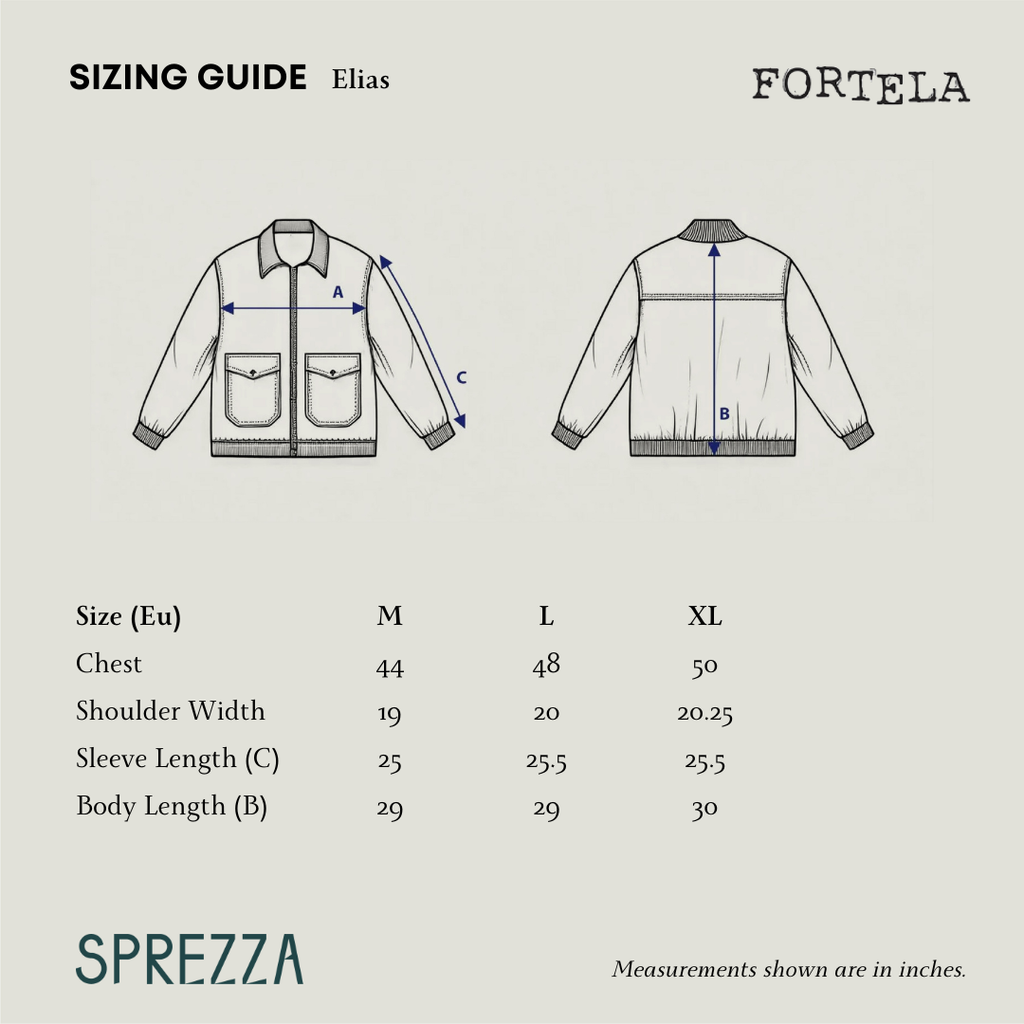Fortela - Elias Jungle Jacket Cotton - Blue Fortela