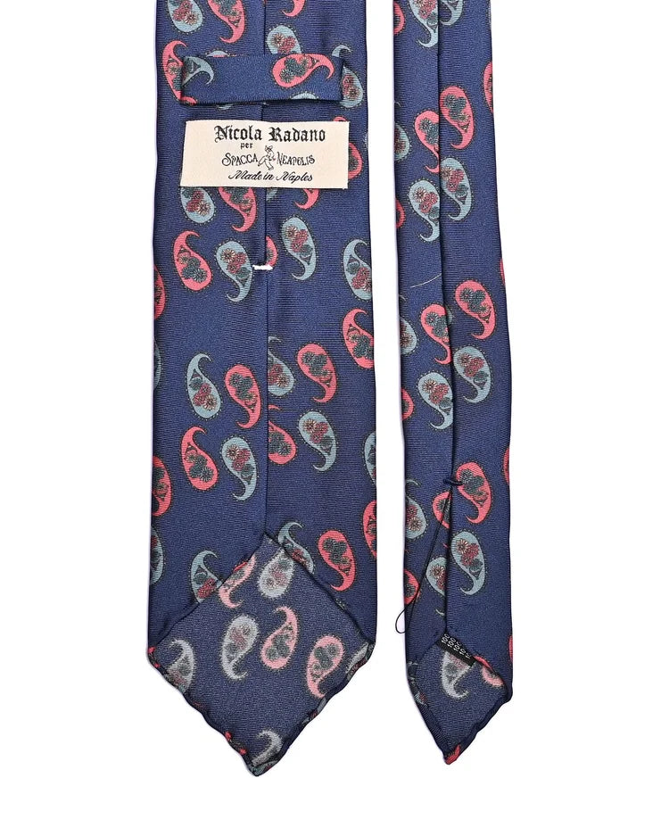 Spacca Neapolis - Assoluta Three Fold Printed Silk Tie