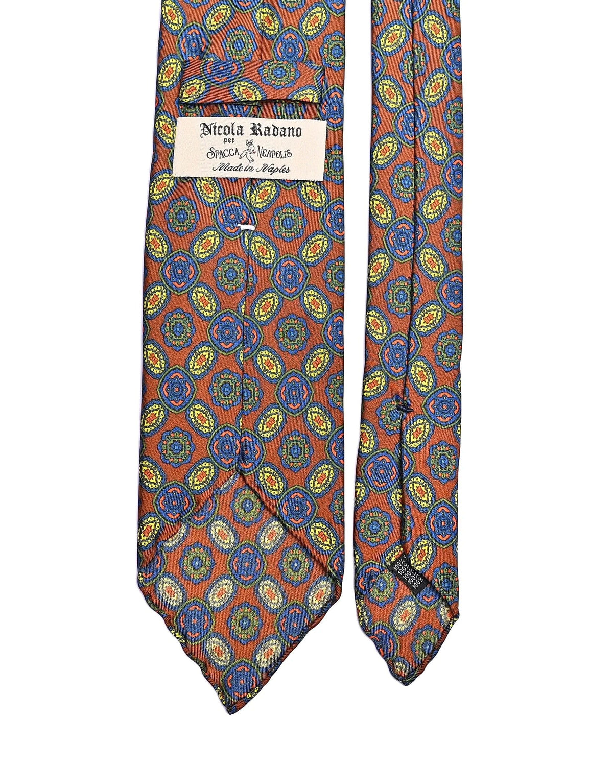 Spacca Neapolis - Casino Three Fold Printed Silk Tie Spacca Neapolis