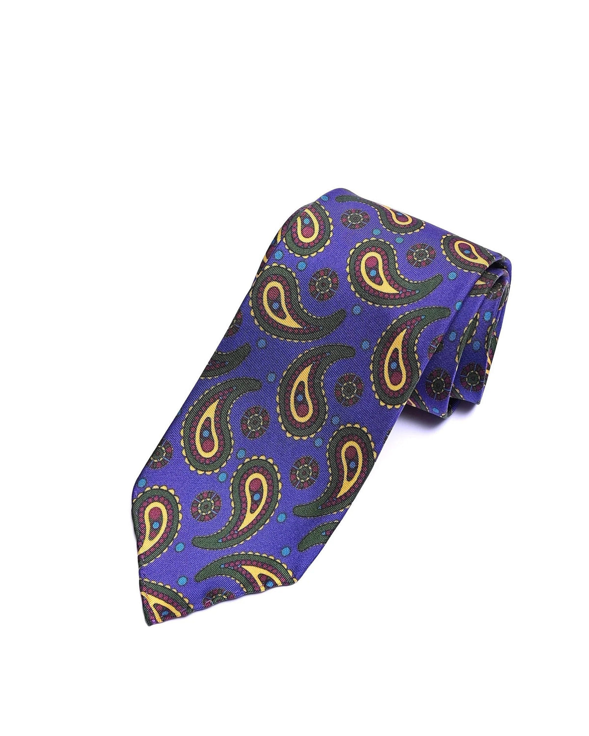 Spacca Neapolis - Contrasta Three Fold Printed Silk Tie Spacca Neapolis