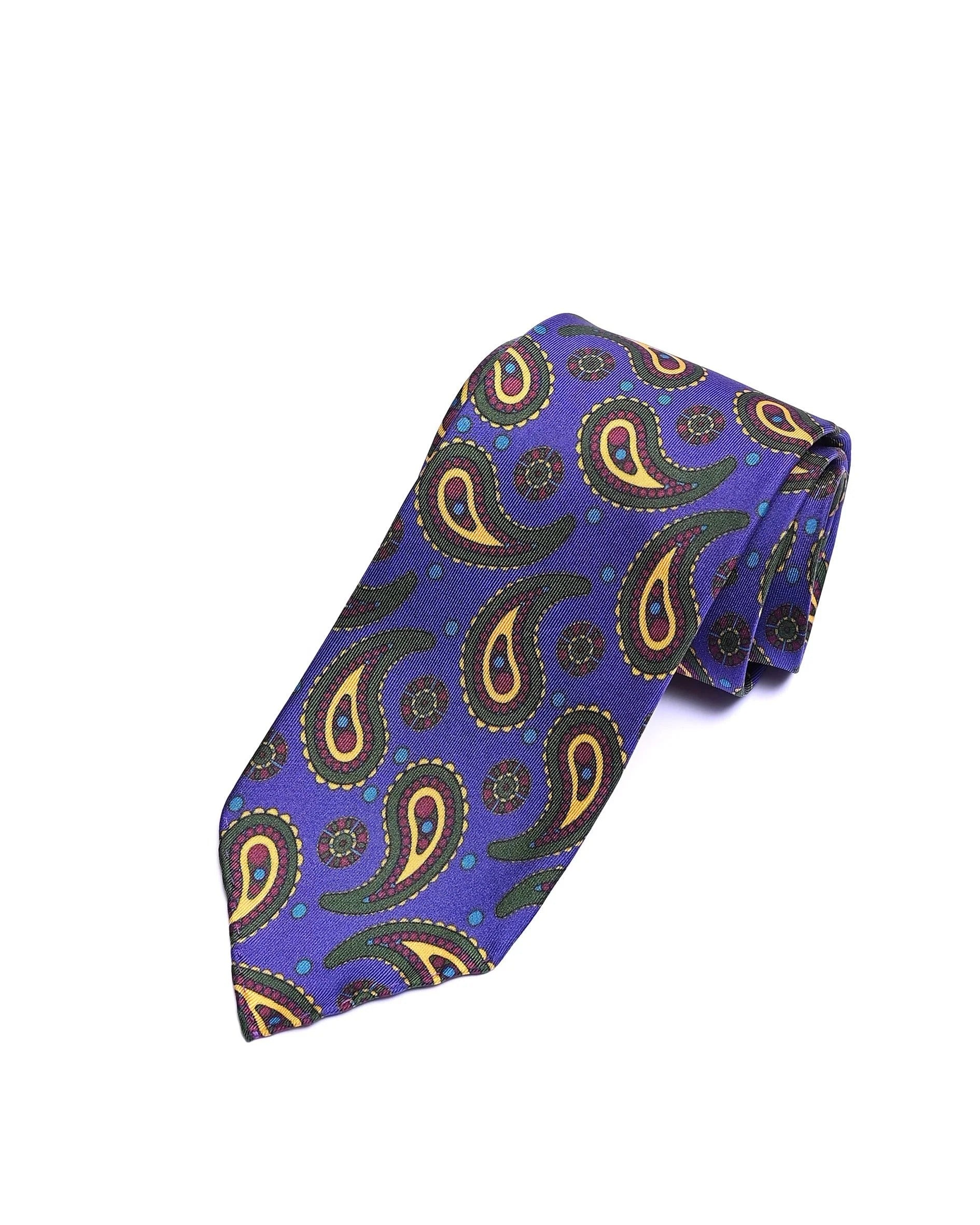 Spacca Neapolis - Contrasta Three Fold Printed Silk Tie