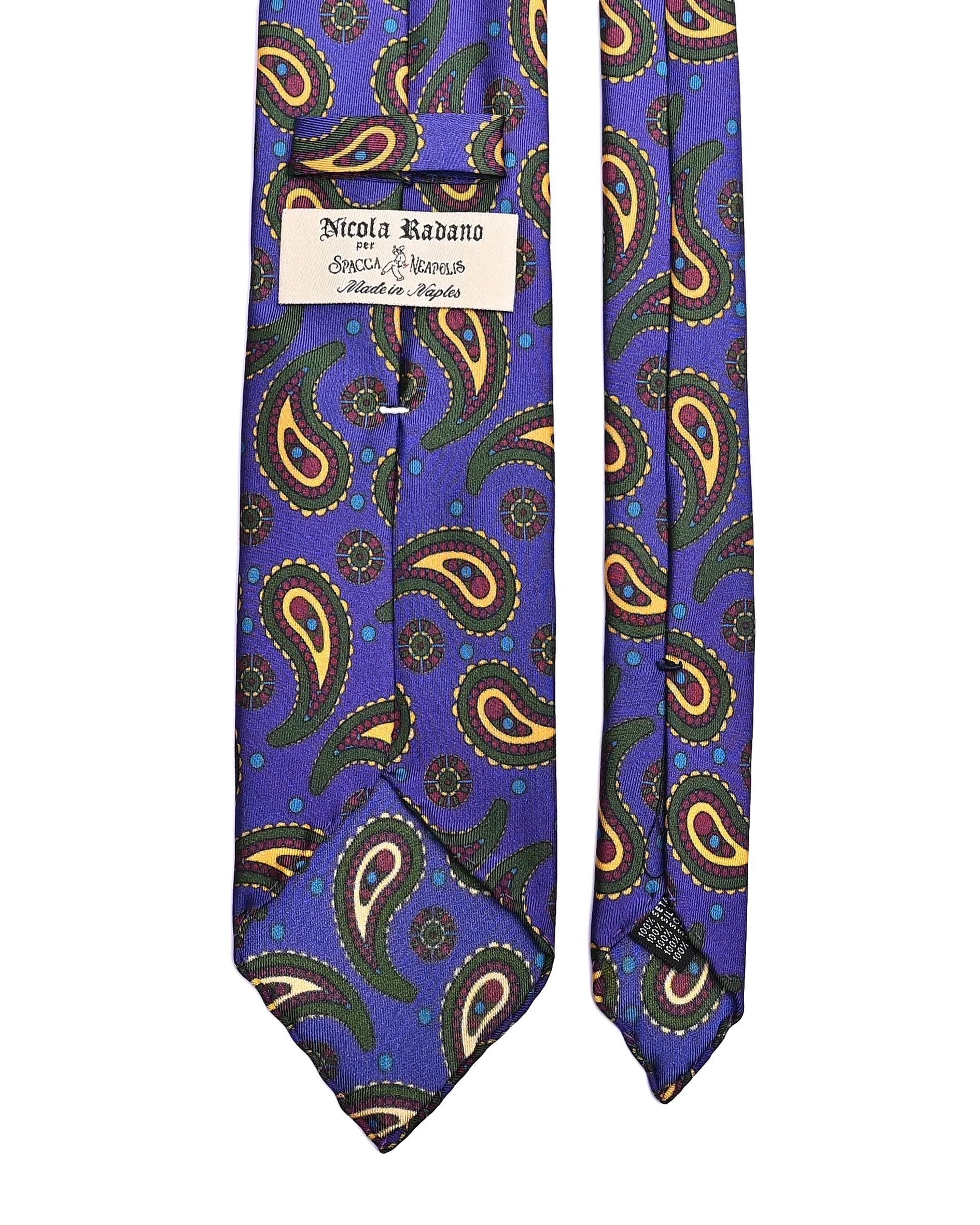 Spacca Neapolis - Contrasta Three Fold Printed Silk Tie