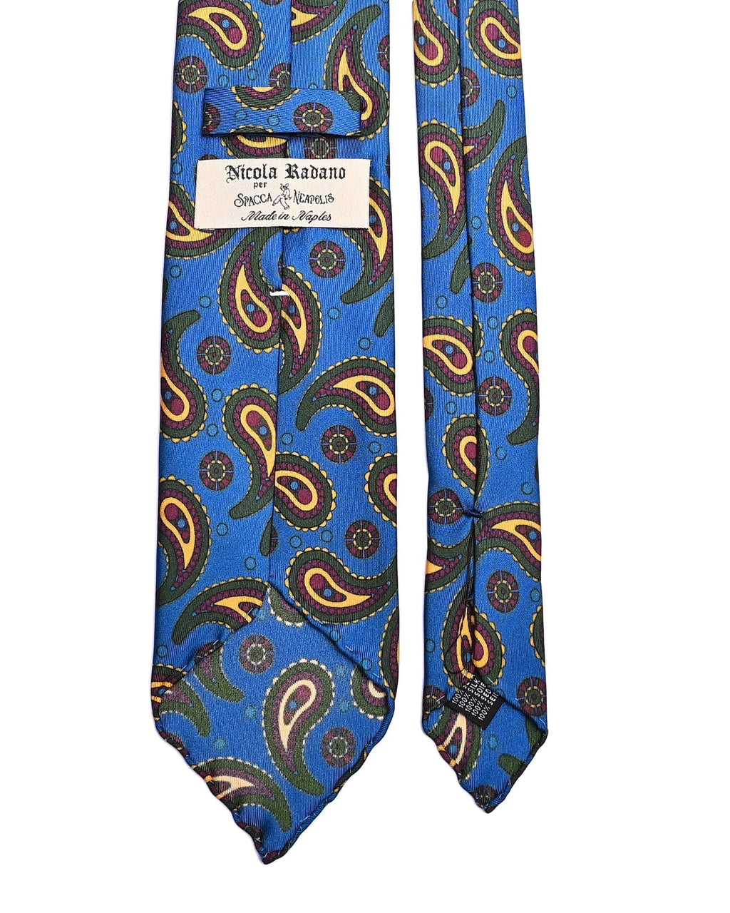 Spacca Neapolis - Fasto Three Fold Printed Silk Tie