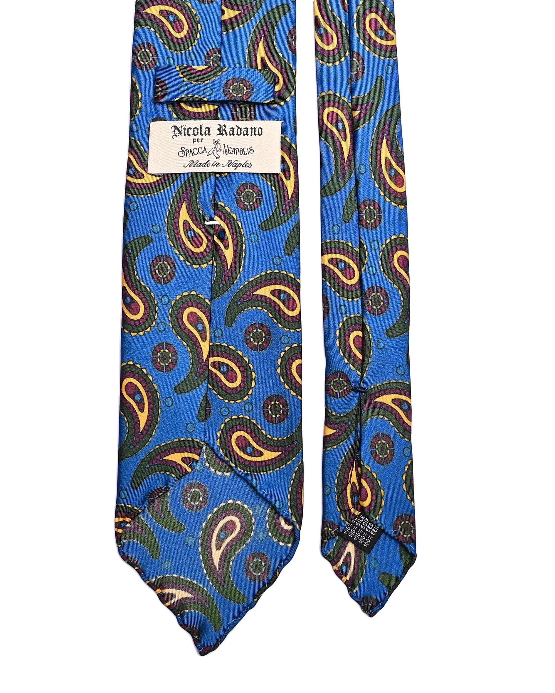Spacca Neapolis - Fasto Three Fold Printed Silk Tie