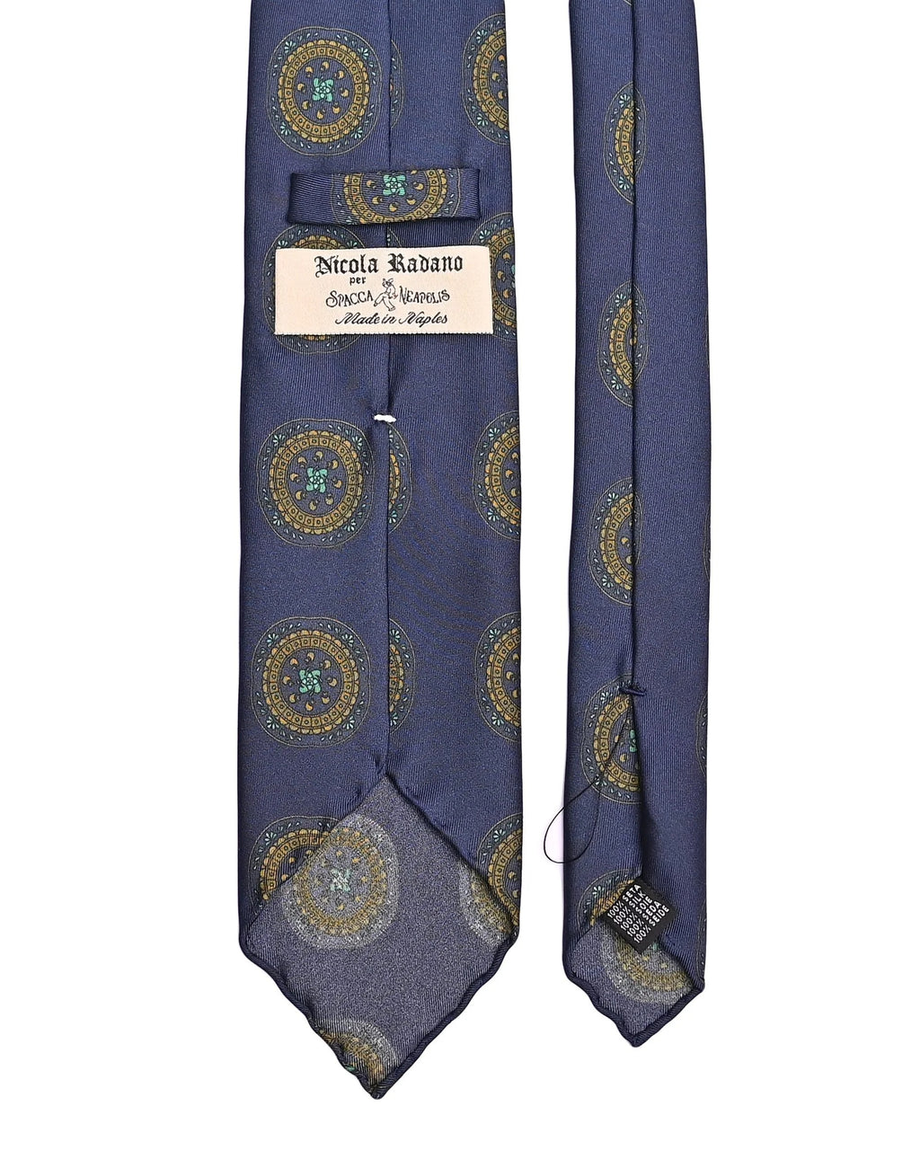 Spacca Neapolis - Fresa Three Fold Printed Silk Tie