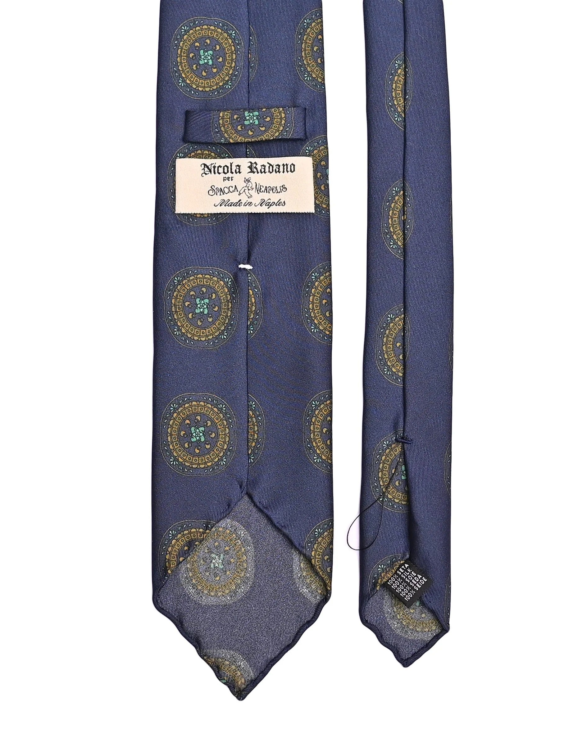 Spacca Neapolis - Fresa Three Fold Printed Silk Tie