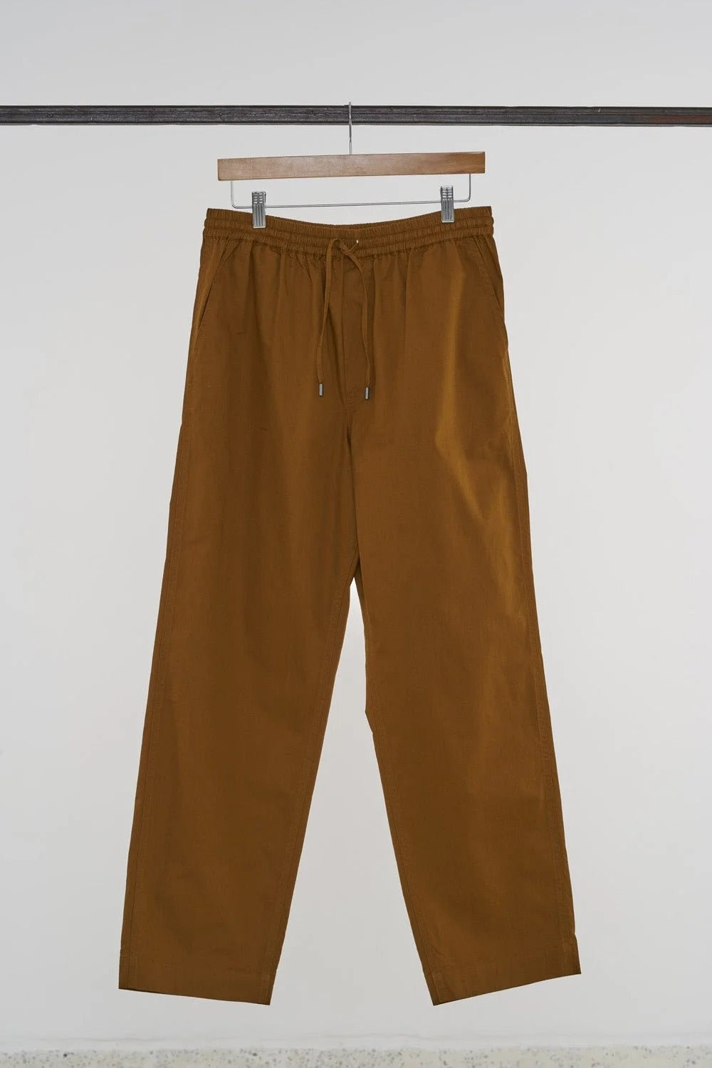 ITOH - Cotton Drawstring Leisure Pants - Ochre