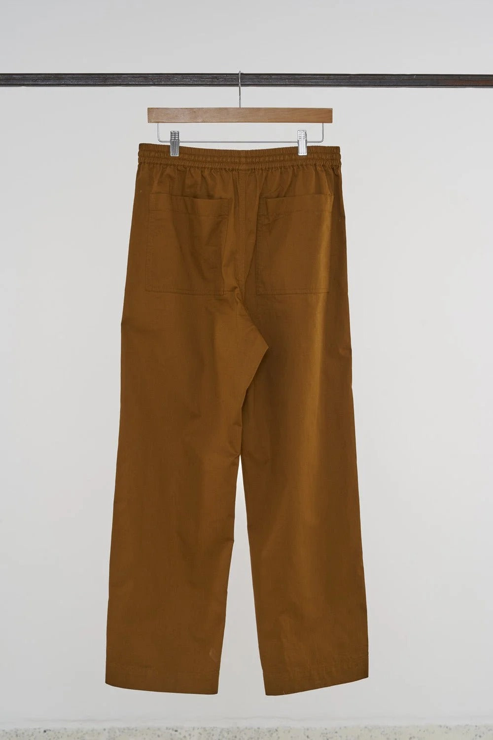 ITOH - Cotton Drawstring Leisure Pants - Ochre ITOH