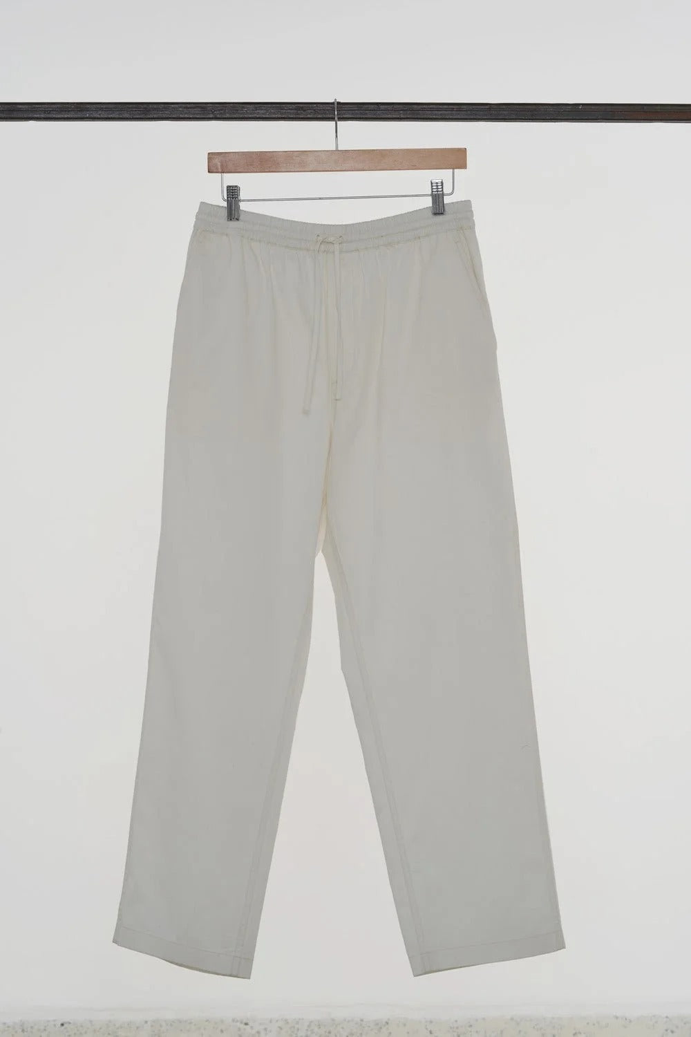 ITOH - Cotton Autoloom Drawstring Pants - White