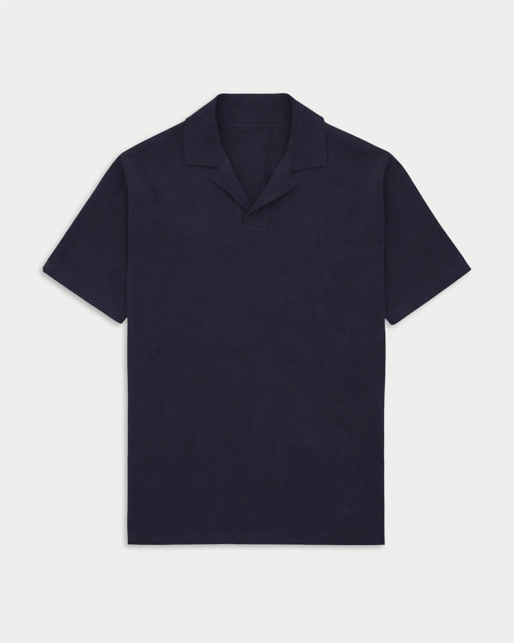 Fortela - Adrien Cotton Knit V-Neck Polo Fortela