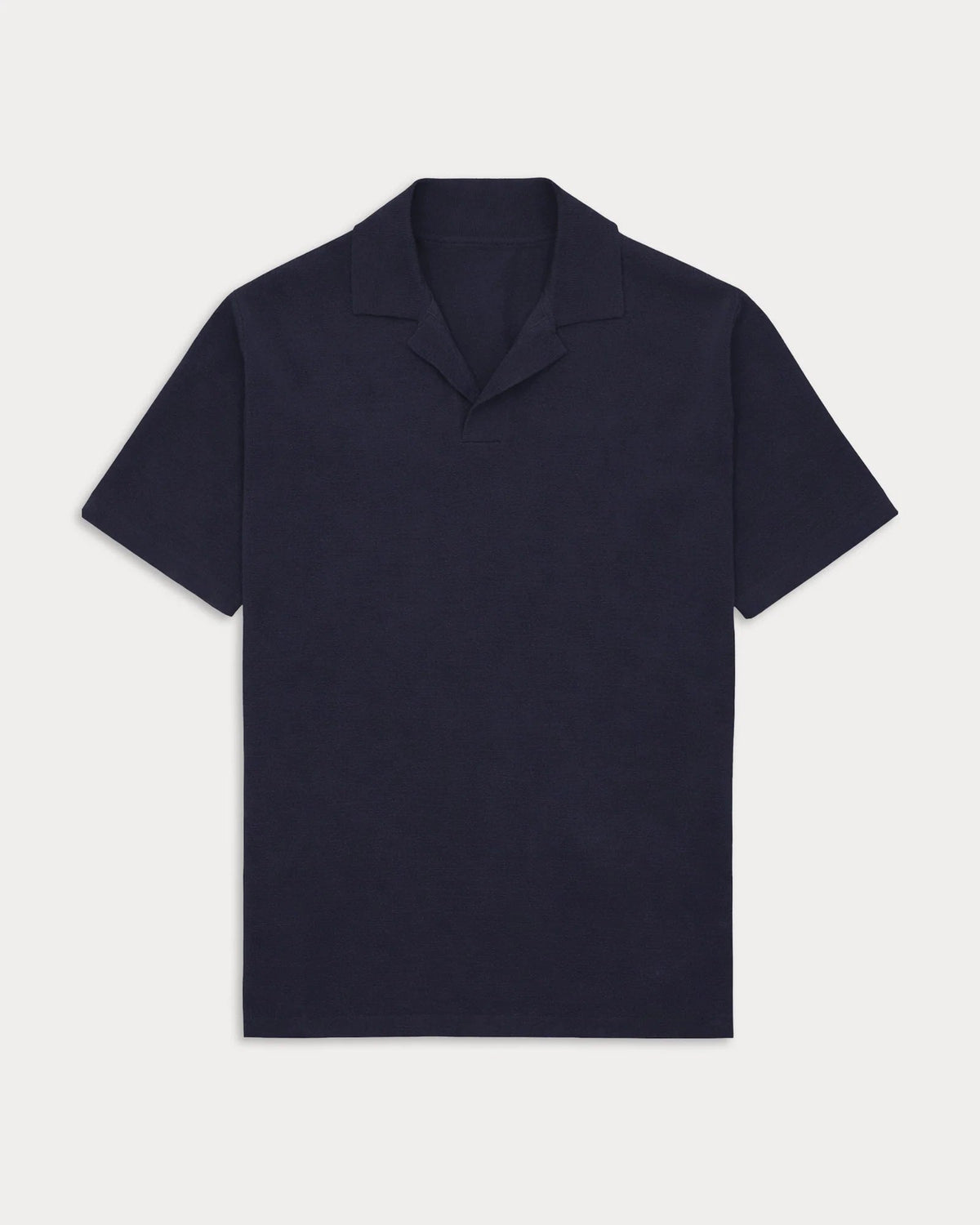 Fortela - Adrien Cotton Knit V-Neck Polo Fortela