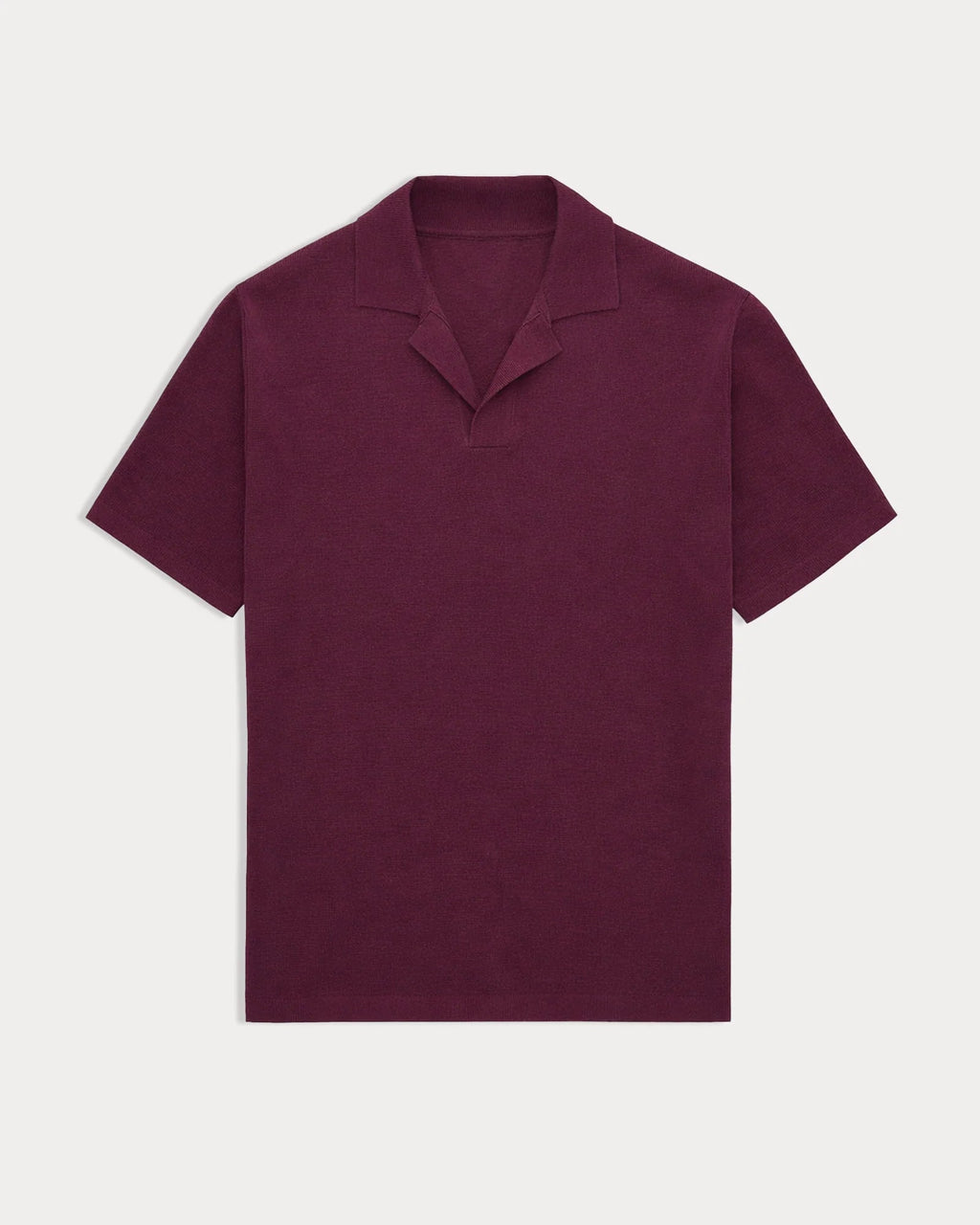 Fortela - Adrien Cotton Knit V-Neck Polo Fortela