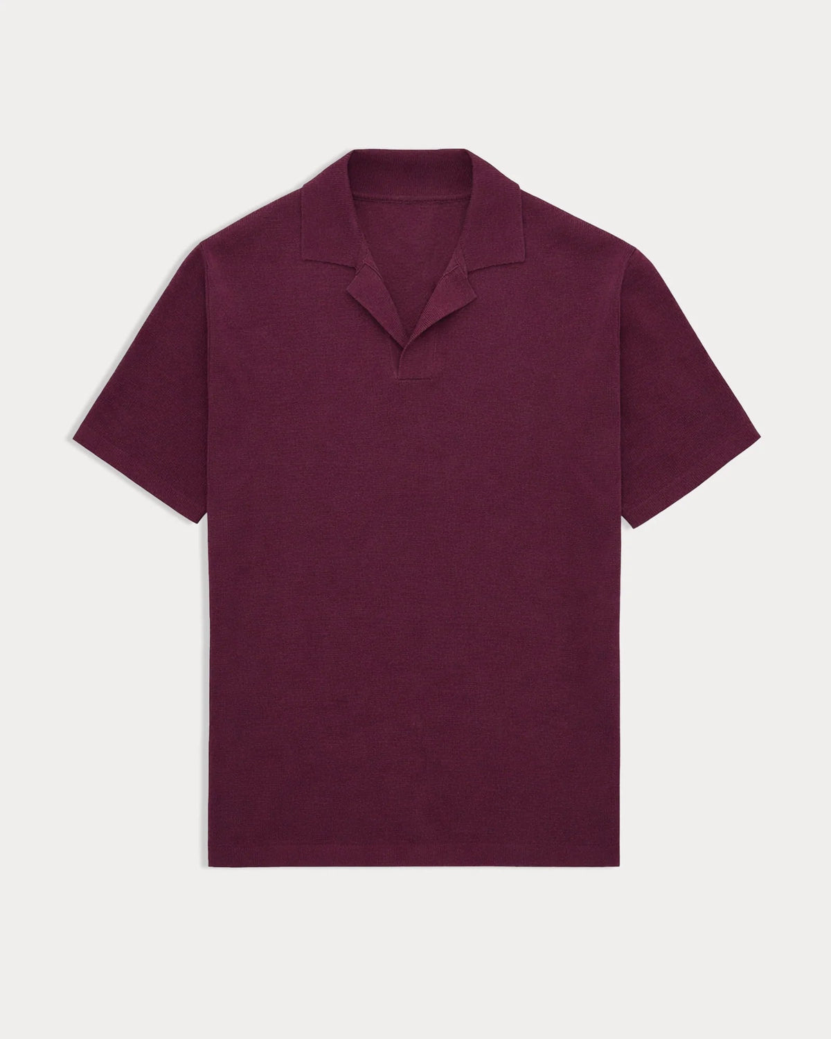 Fortela - Adrien Cotton Knit V-Neck Polo Fortela
