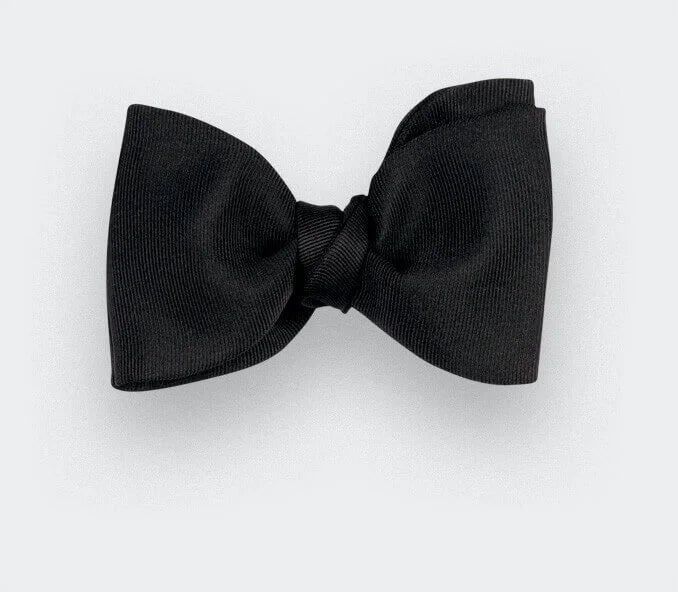 Cinabre - Black Faille Bow Tie