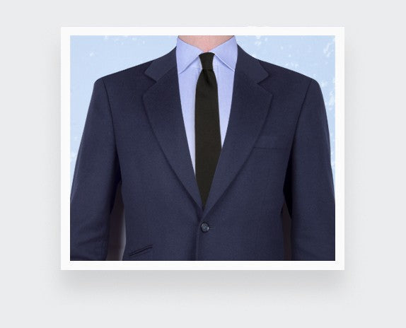 Cinabre - Black Faille Tie Cinabre
