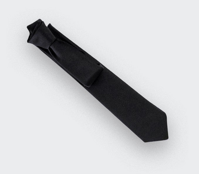 Cinabre - Black Satin Tie Cinabre