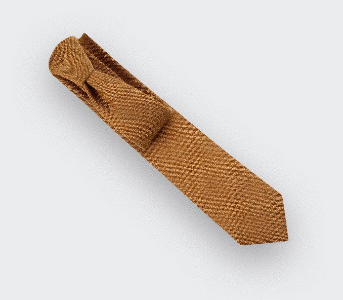 Cinabre - Mustard Mesh Tie Cinabre