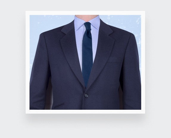 Cinabre - Navy Blue Mesh Tie Cinabre