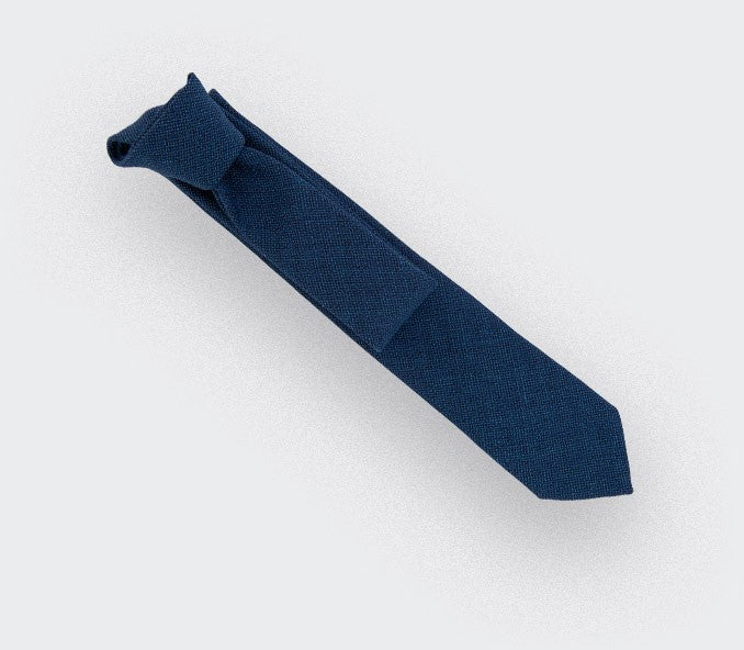 Cinabre - Navy Blue Mesh Tie Cinabre