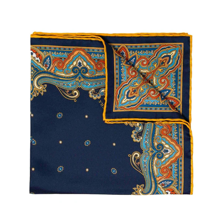 Serà Fine Silk  - Currant Franciacorta Silk Pocket Square Sera Fine Silk
