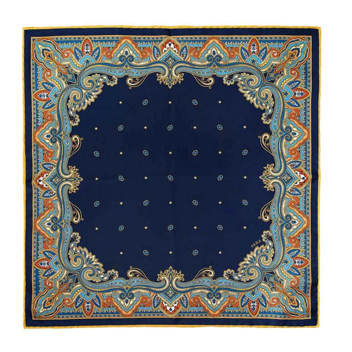 Serà Fine Silk  - Currant Franciacorta Silk Pocket Square Sera Fine Silk