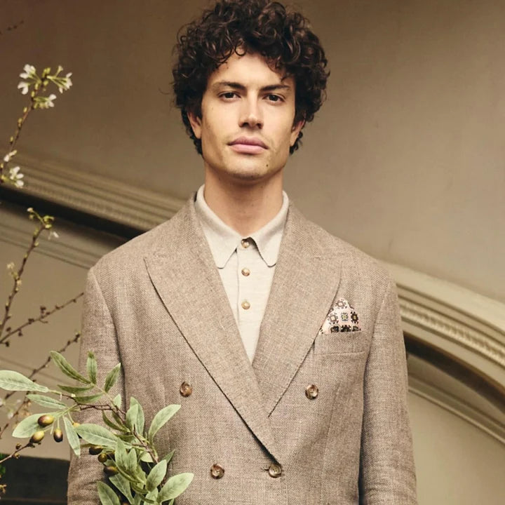 Serà Fine Silk  - Como Pink Silk Pocket Square Sera Fine Silk
