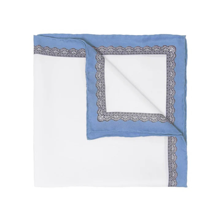 Sera Fine Silk - Serenity Blue Essential Pocket Square