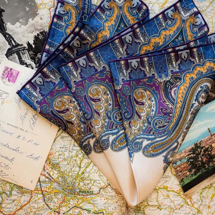 Sera Fine Silk - Firenze Pocket Square