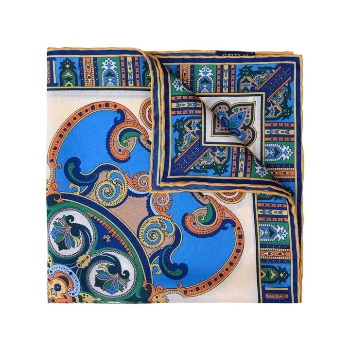 Serà Fine Silk - Gallipoli Silk Pocket Square Sera Fine Silk