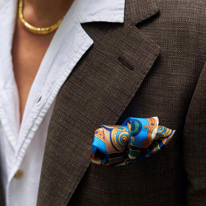 Serà Fine Silk - Gallipoli Silk Pocket Square Sera Fine Silk