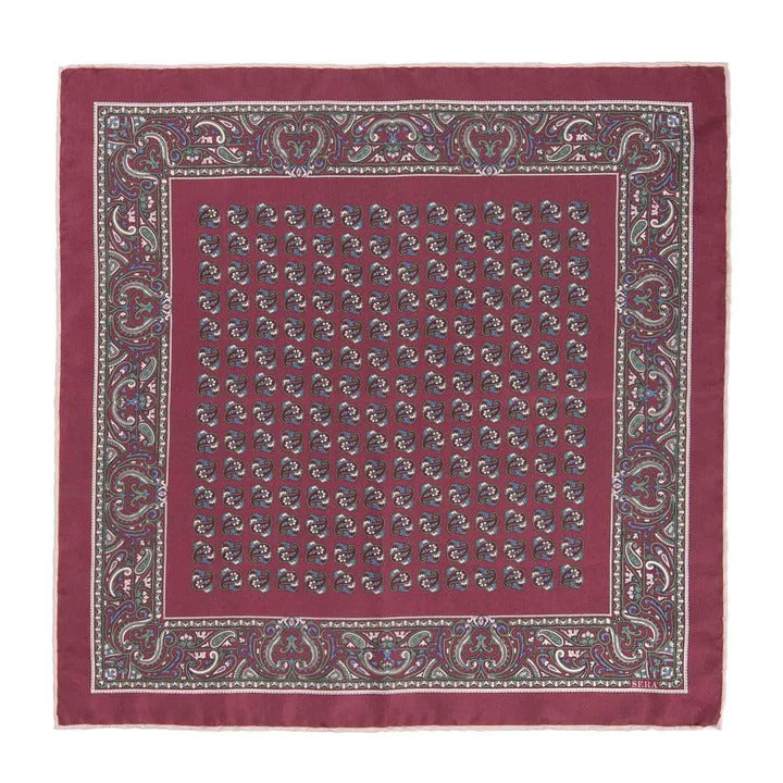 Sera Fine Silk - Rose Montepulciano Pocket Square