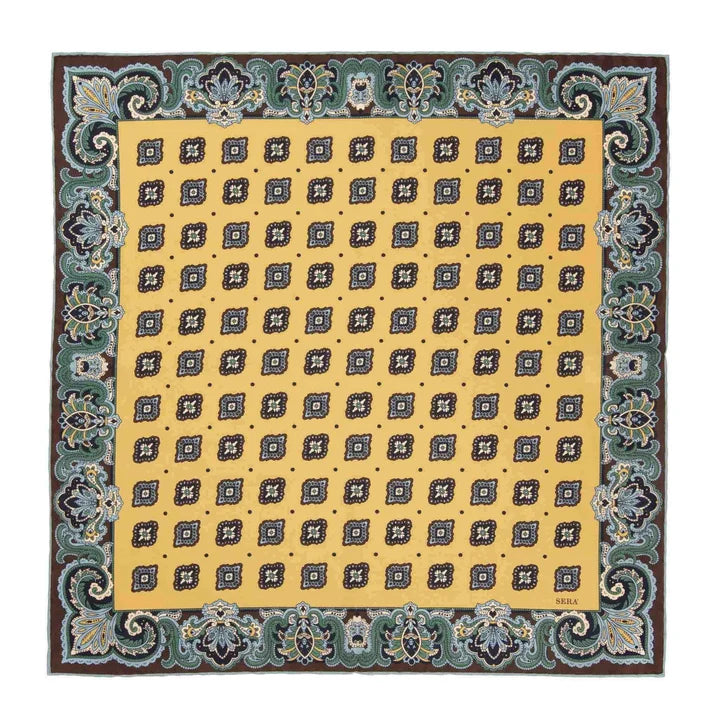Serà Fine Silk - Calicanto Silk Pocket Square Sera Fine Silk