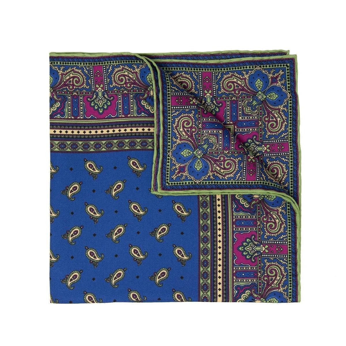 Sera  Fine Silk - Blueberry Recioto Pocket Square