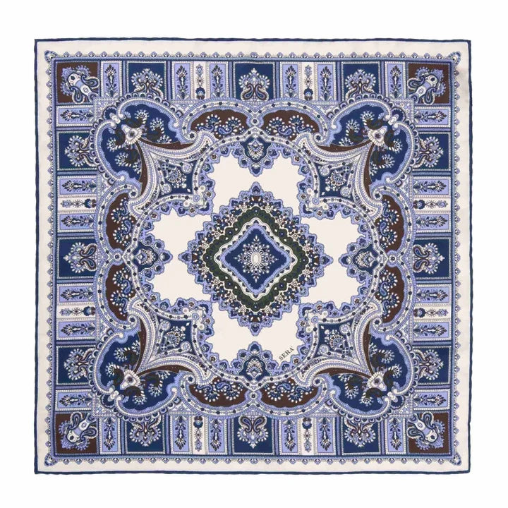 Serà Fine Silk  - Vanilla Barolo Silk Pocket Square Sera Fine Silk
