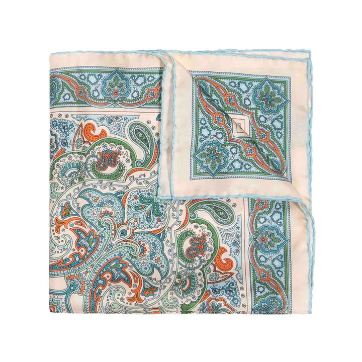 Sera Fine Silk - Vernazza Pocket Square