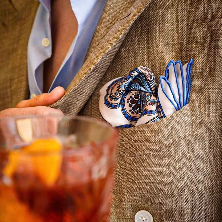 Serà Fine Silk  - Salina Silk Pocket Square Sera Fine Silk